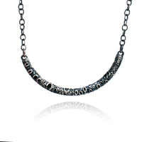 poros large curved bar necklace