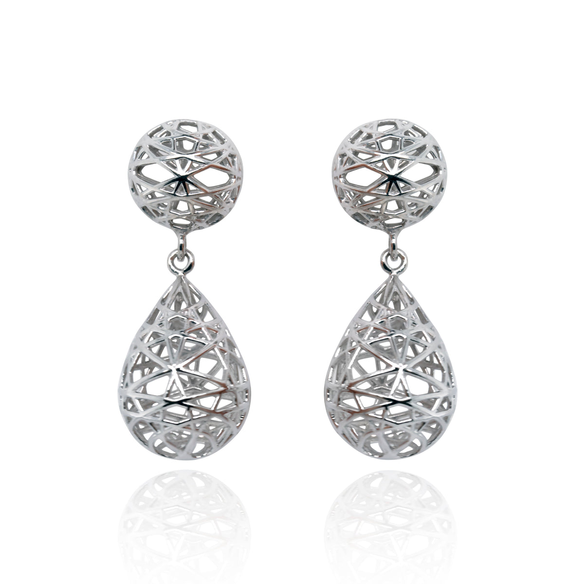 show pricing linea post double dangle earrings