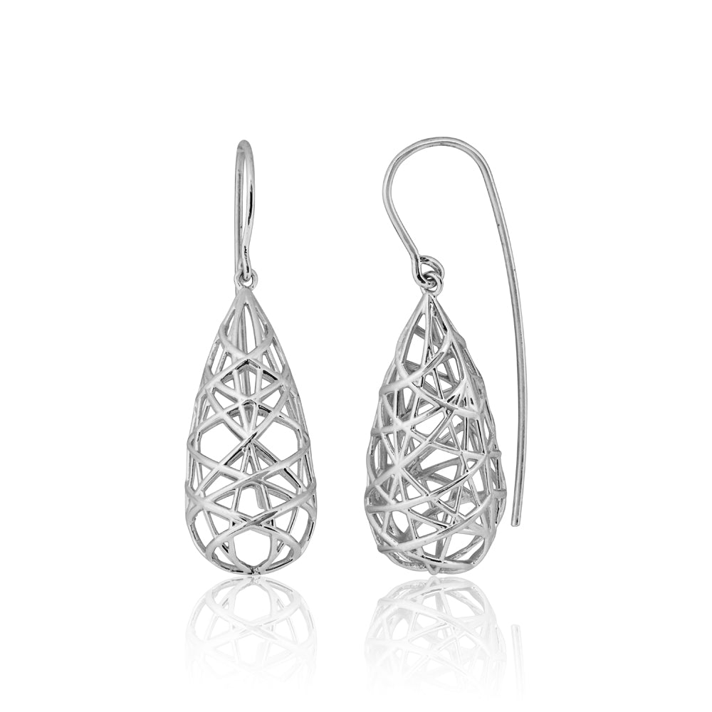 linea large pear dangle earrings