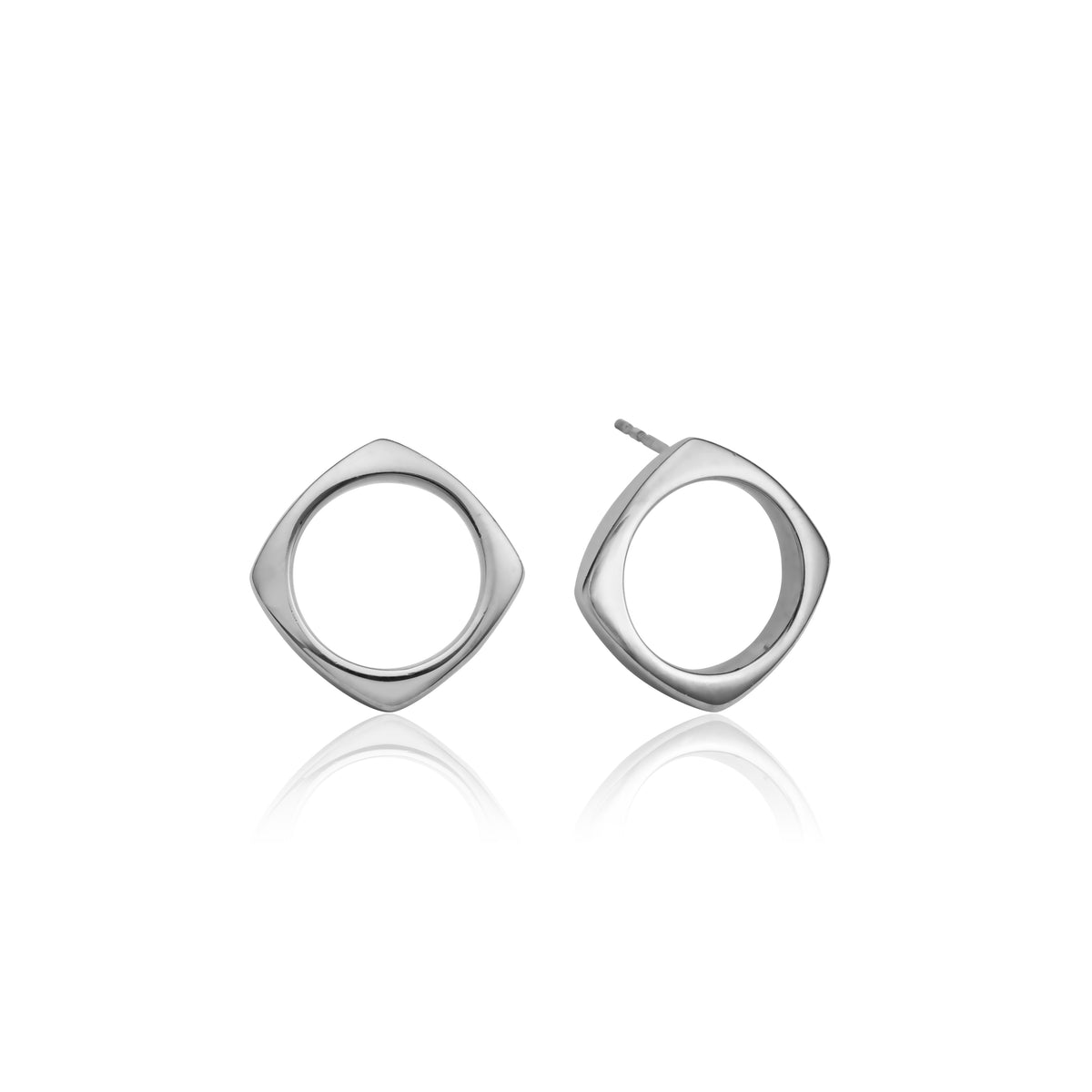 essentia diamond shaped studs