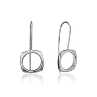 essentia square dangle earrings
