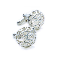 linea small circle cufflinks