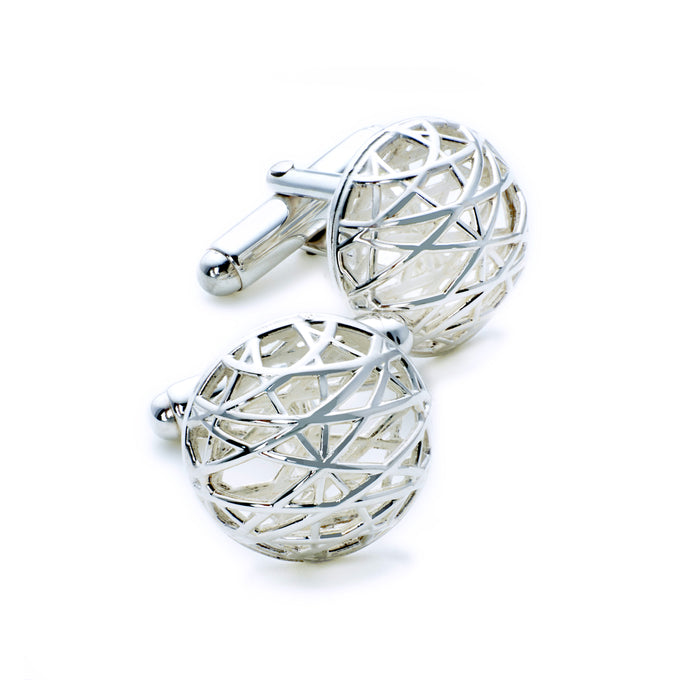 linea small circle cufflinks