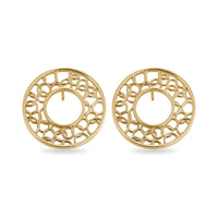 solinas circle stud earring