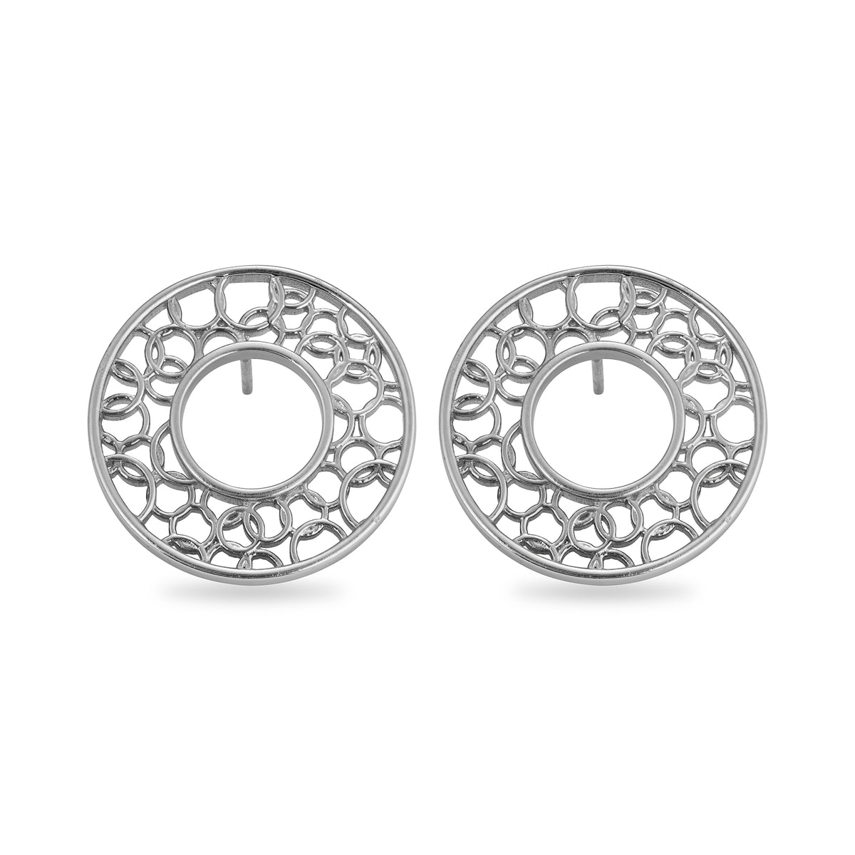 solinas circle stud earring
