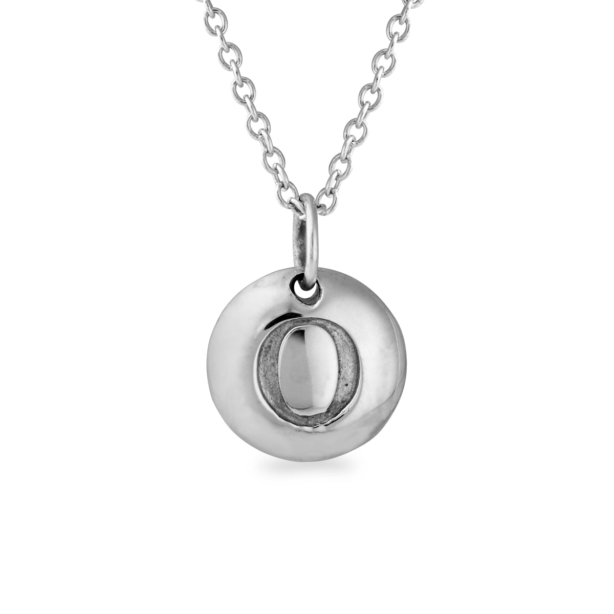 large initial pendant necklace