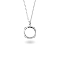 essentia small square necklace