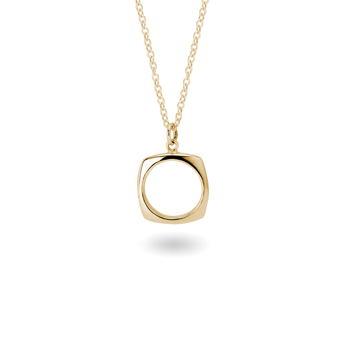 essentia small square necklace