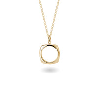 essentia small square necklace
