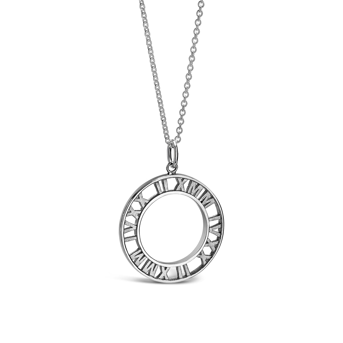 customizable date pendant necklace