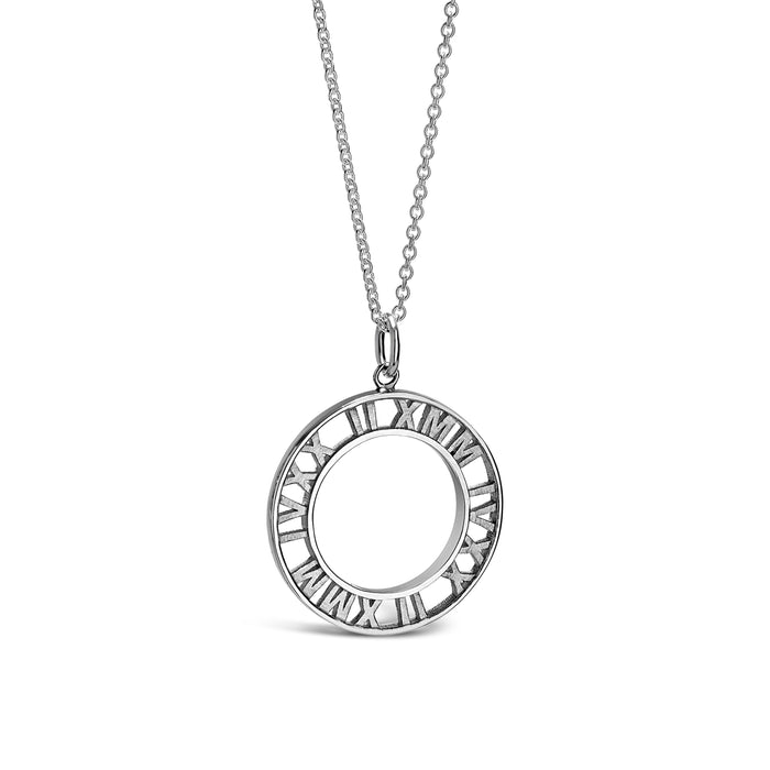 customizable date pendant necklace