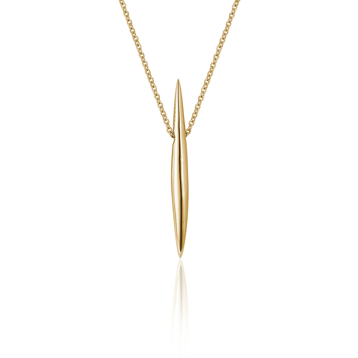 essentia small double taper necklace