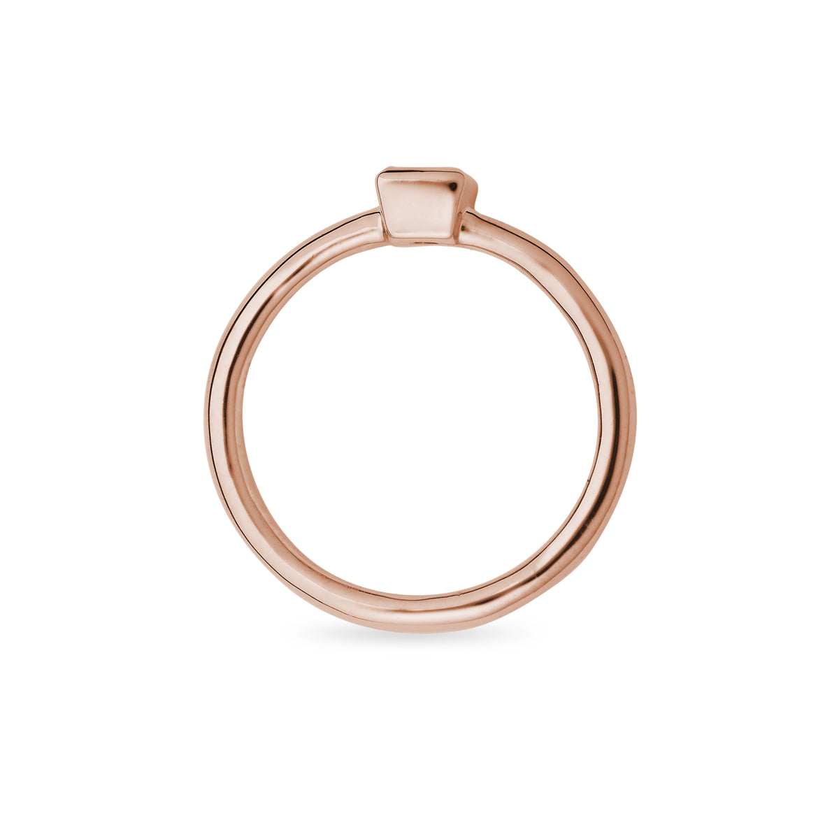 square diamond stackable ring