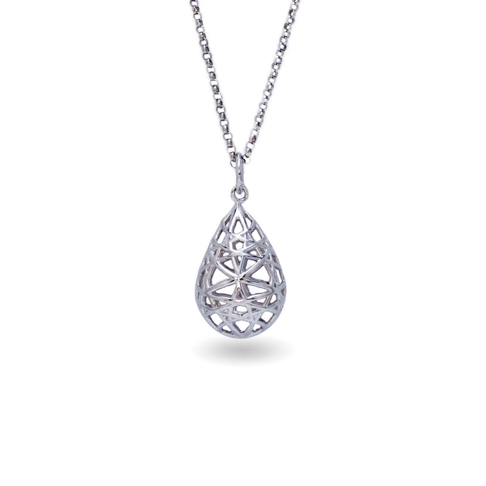 linea small pear necklace