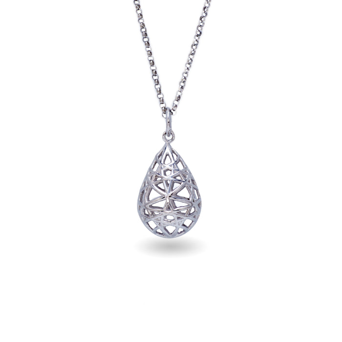 linea small pear necklace