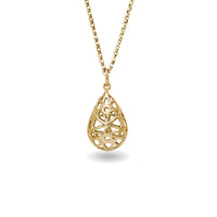 linea small pear necklace