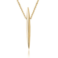 essentia large double taper necklace