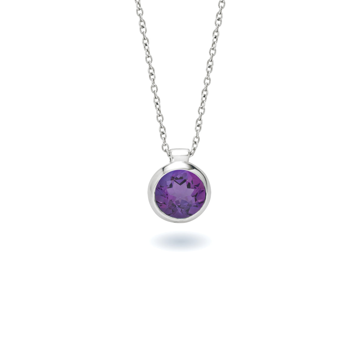 chroma 8mm round gemstone necklace