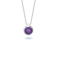 chroma 8mm round gemstone necklace