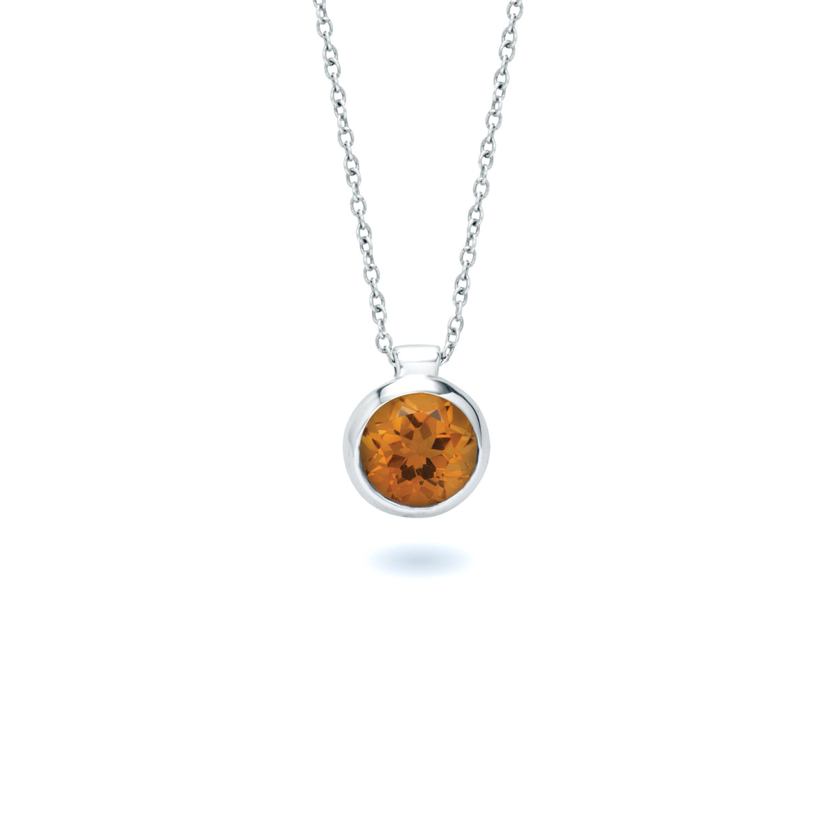chroma 8mm round gemstone necklace