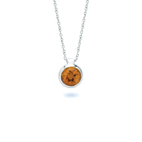 chroma 8mm round gemstone necklace