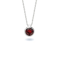 chroma 8mm round gemstone necklace