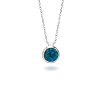 chroma 8mm round gemstone necklace
