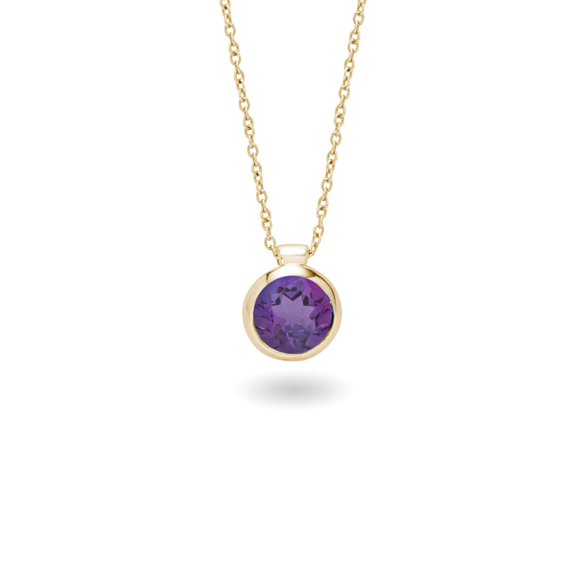 chroma 8mm round gemstone necklace