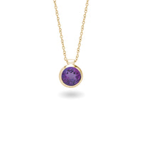 chroma 8mm round gemstone necklace