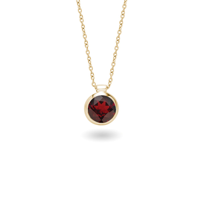 chroma 8mm round gemstone necklace