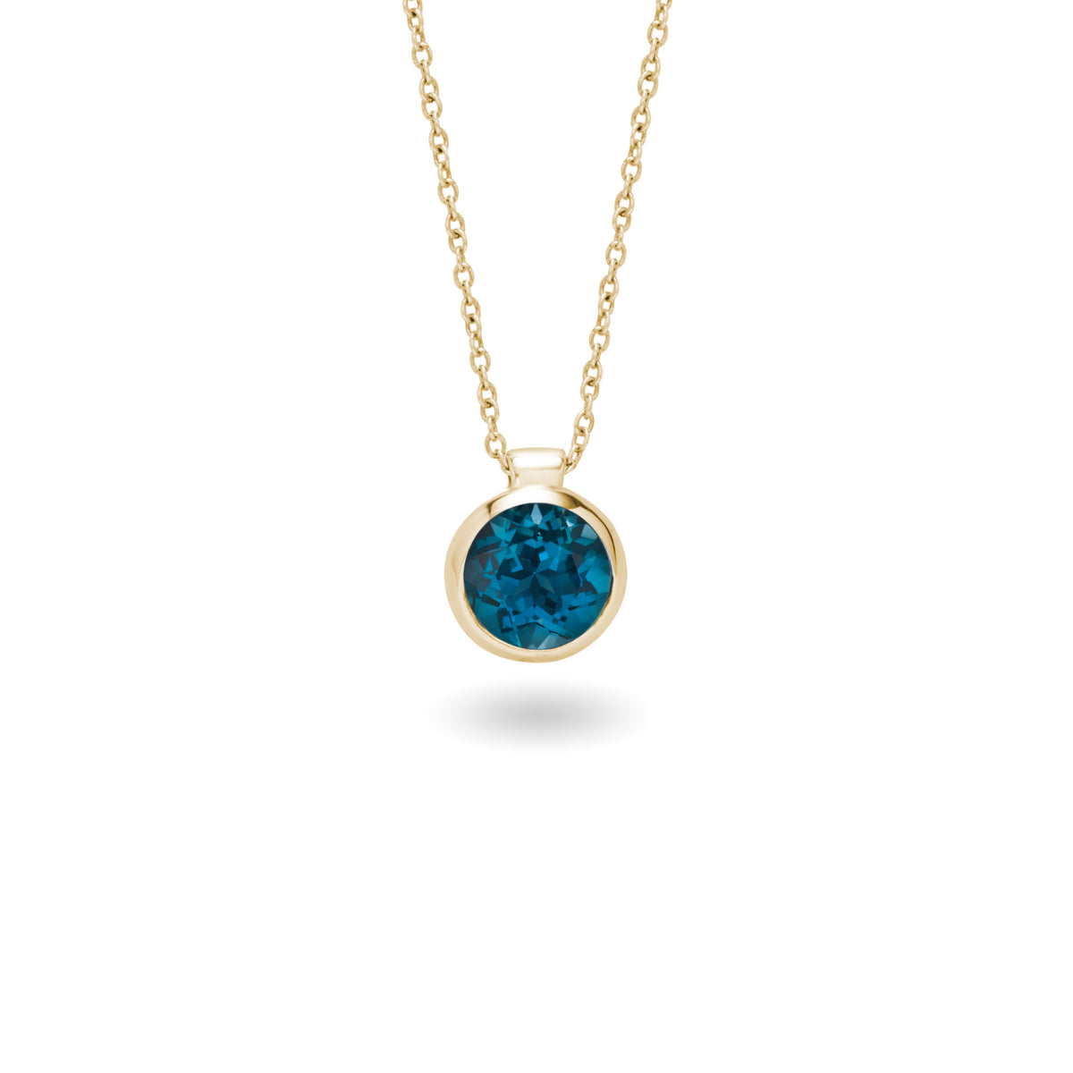 chroma 8mm round gemstone necklace