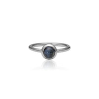 chroma round 6mm sapphire ring