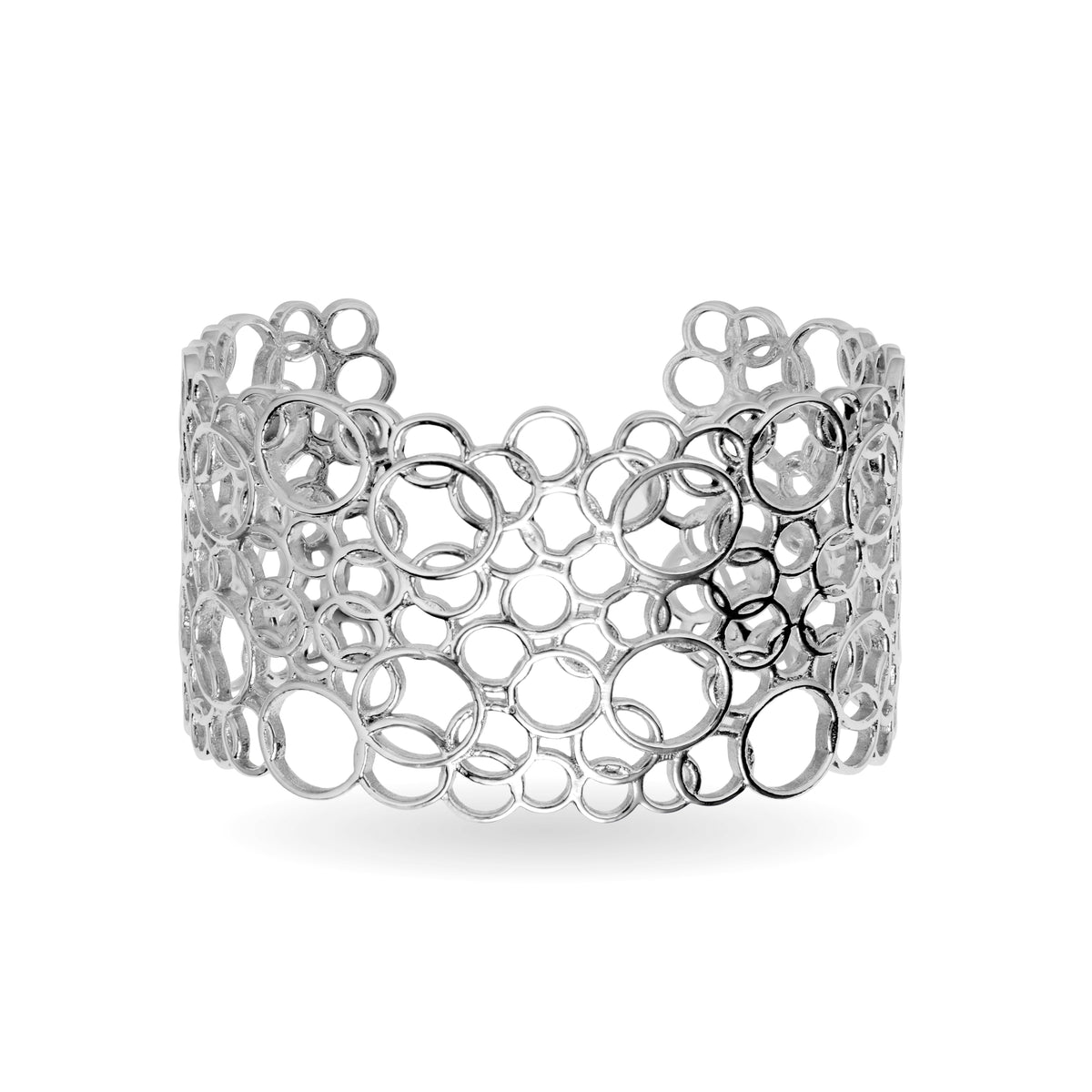 solinas wide circle cuff bracelet