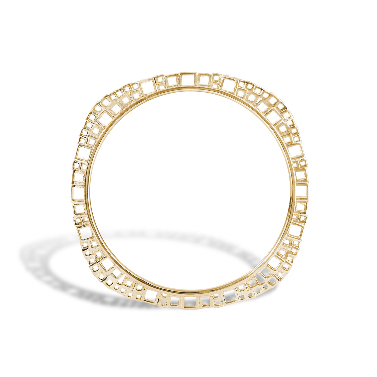 solinas square tube bangle bracelet