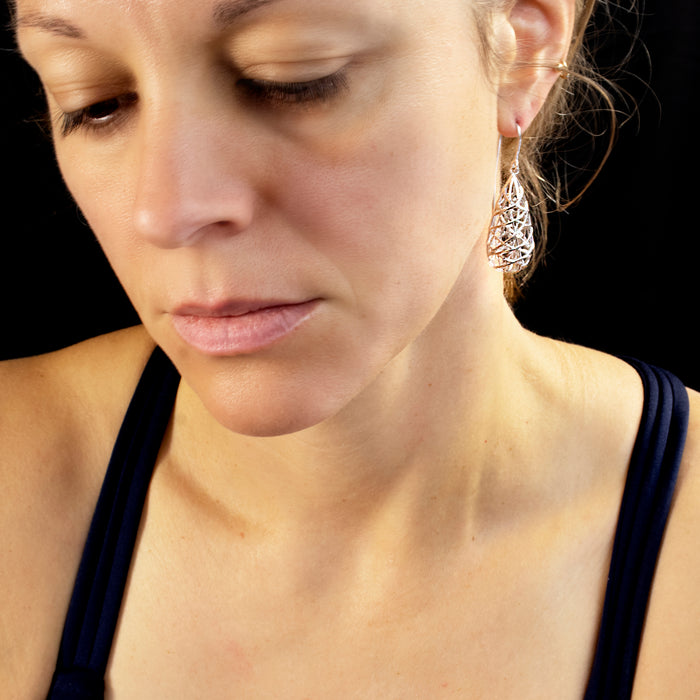 linea large pear dangle earrings