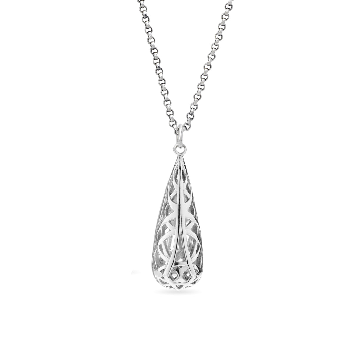 aperta pear drop necklace large