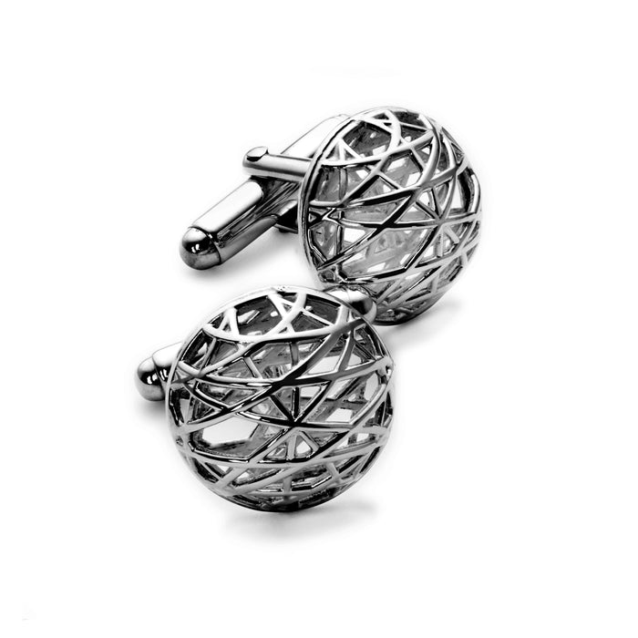 linea small circle cufflinks
