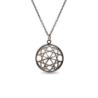 linea large circle necklace