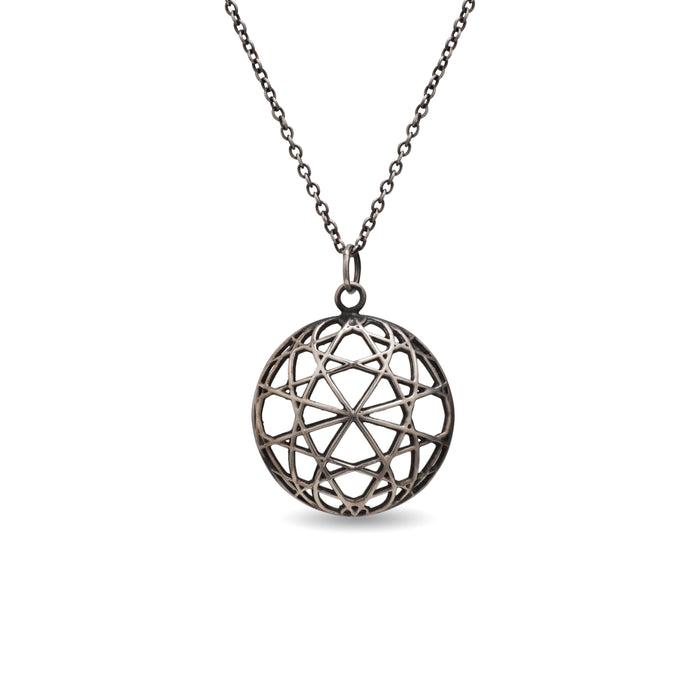 linea large circle necklace