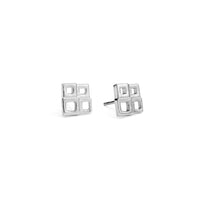 solinas square quad stud earring