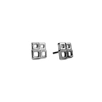 solinas square quad stud earring