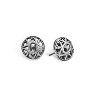 aperta 15mm circle stud earrings