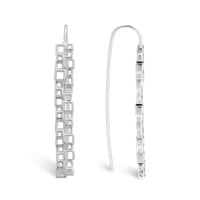 solinas double line dangle earrings