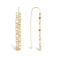 solinas double line dangle earrings