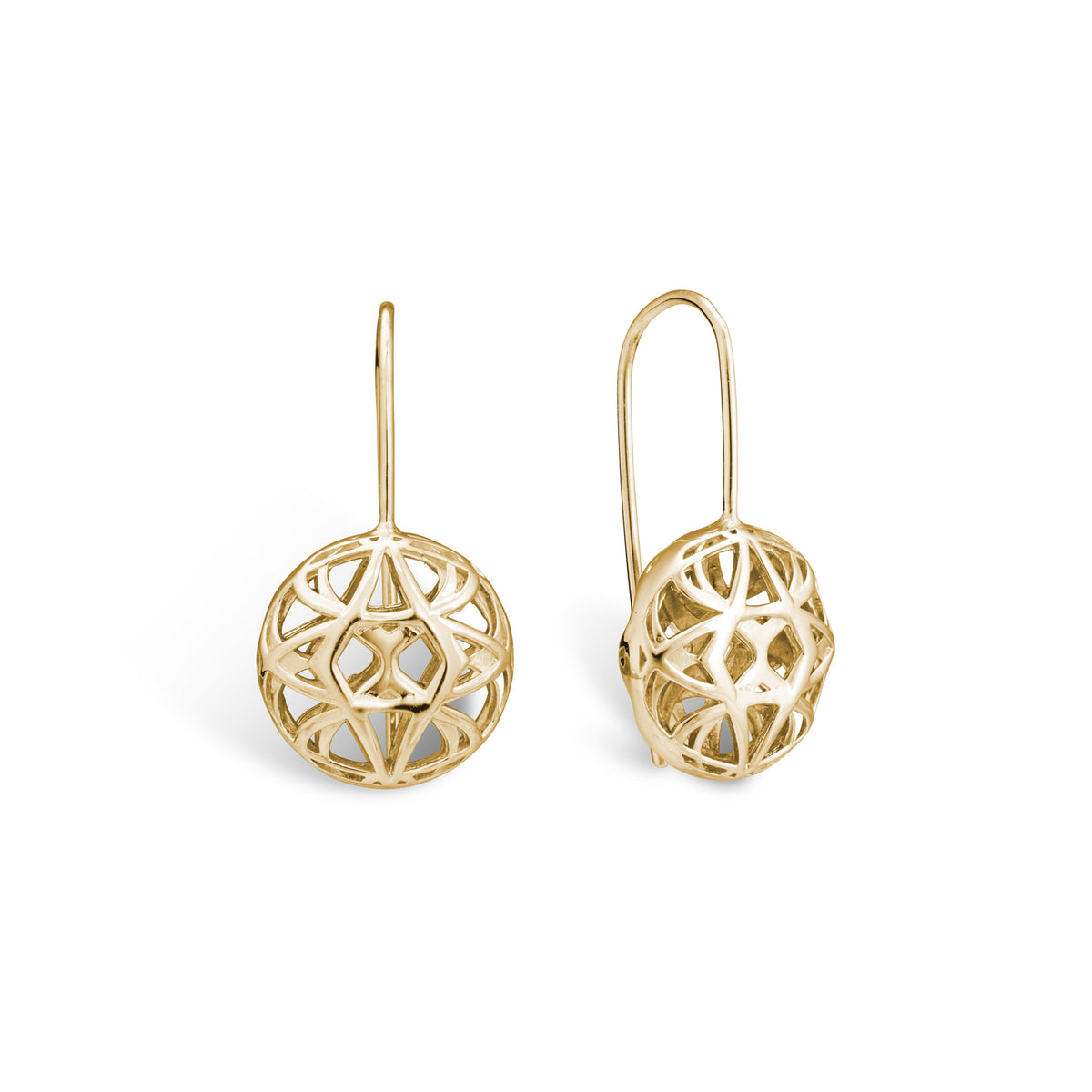 aperta circle dangle earrings