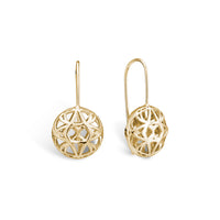 aperta circle dangle earrings