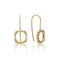 aperta square dangle earrings