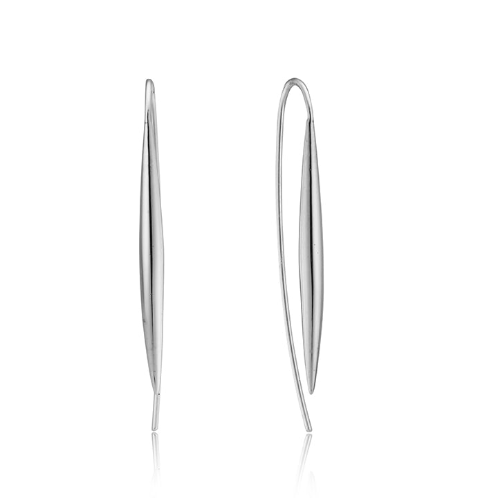 essentia large double taper dangle earrings
