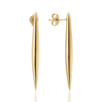 essentia large double taper post earrings