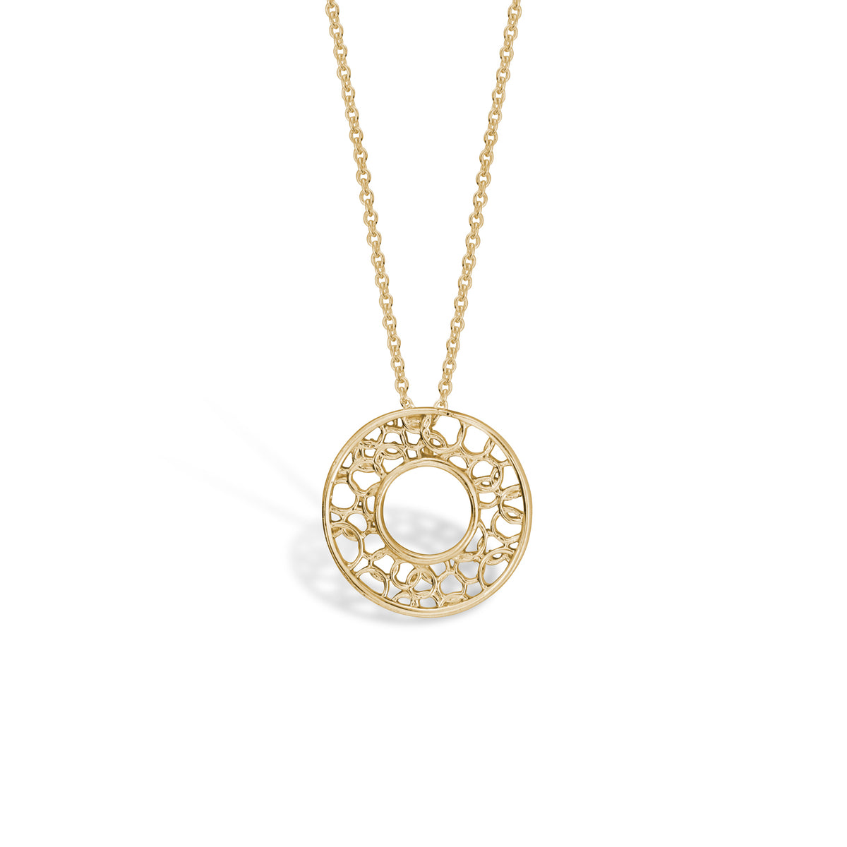 solinas petite circle necklace